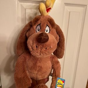Max by Dr Seuss/ Aurora Stuffed Animal. The Grinch movie.  NWTApprox 12”